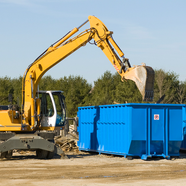 can i choose the location where the residential dumpster will be placed in Myrtle Grove